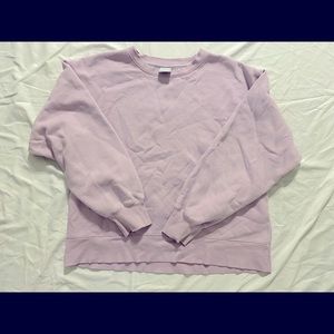 Aritzia TNA cozy fleece boyfriend sweater